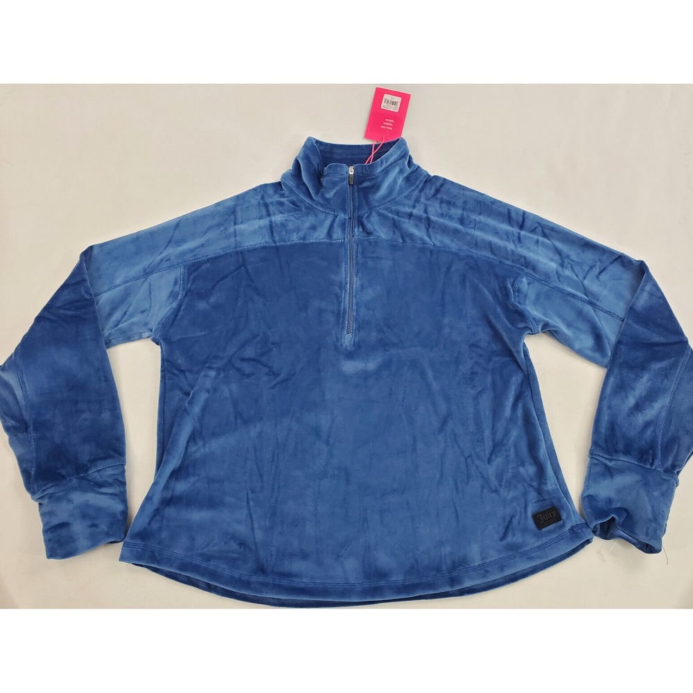 Juicy Couture Sport women sweatshirt 1J27240060AMR estate blue zip XL $52